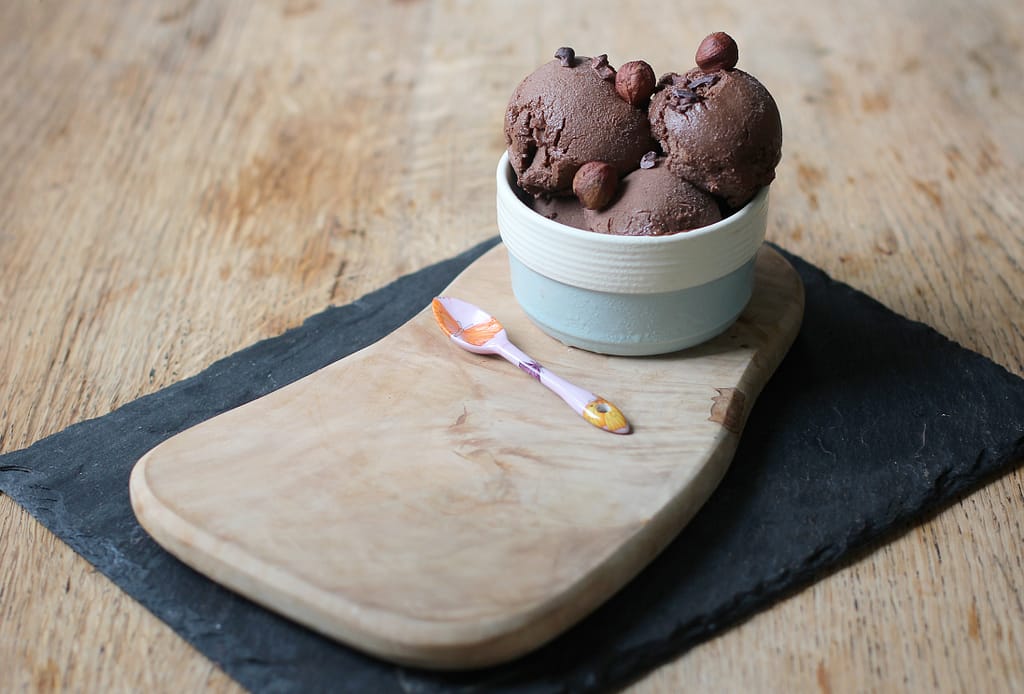 chocolate hazelnut ice-cream