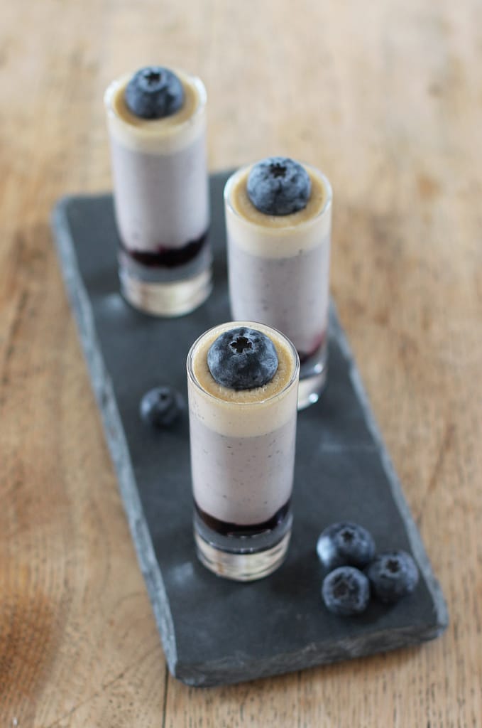 blueberry and vanilla posset